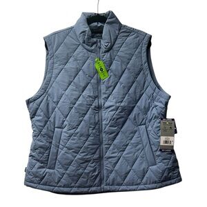 NWT Free Country Women's XX-Large Stonewash Blue REPREVE Quilted Vest FreeCycle